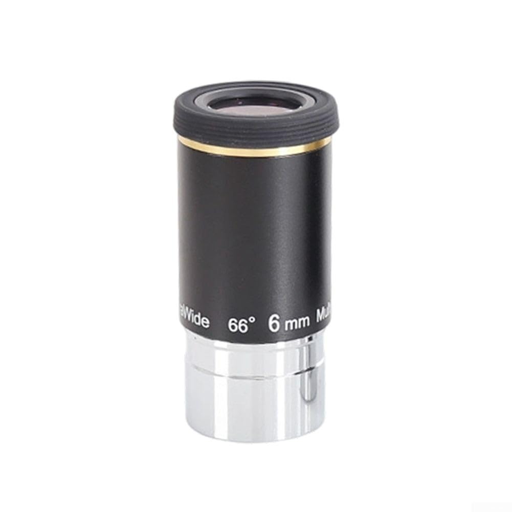 Collection d'oculaires grand angle de 66 degrés 6 mm, 9 mm, 15 mm, 20 mm pour mise au point de télescope de 3,2 cm (6 mm)