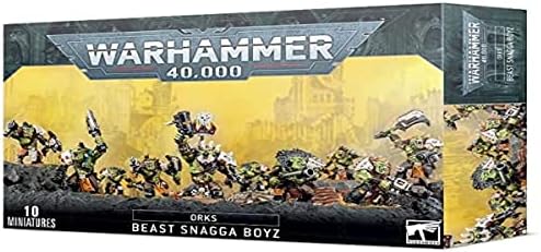 Games Workshop Warhammer 40k - Orks Boss de Guerre en Mega-Armure Noir