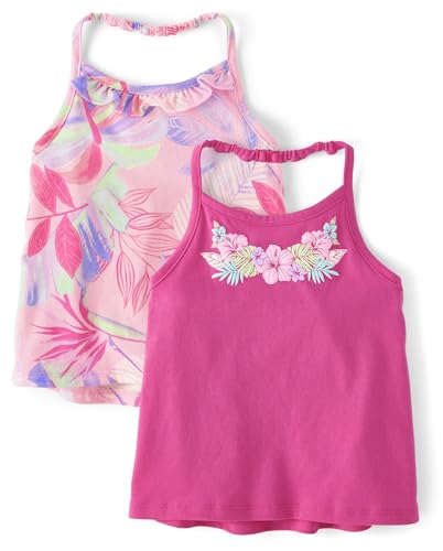 The Children's Place Baby Girls' and Toddler Halter Tank Tops