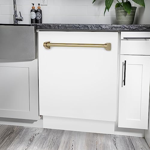 Zline Kitchen And Bath DWVZ-WM-24-CB Zline Autograph Edition 24 Inch 3Rd Rack Top Control Tall Tub Dishwasher In White Matte thumb #4