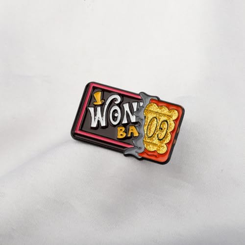 Image of Willy Musical Brooch Willy Chocolate Inspired Gifts Willy Musical Jewelry Willy Bar Enamel Pin