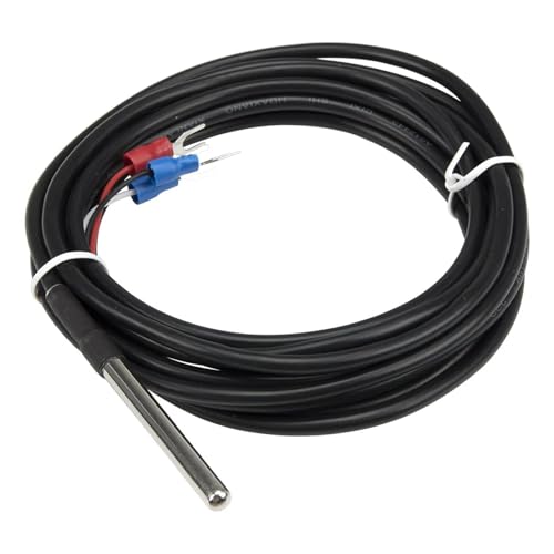 Capteur Cu50 6x50mm à tige polie anti-friction avec câble de 3 mètres