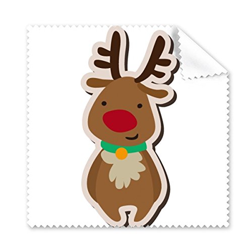 Tissu nettoyant lunettes motif élan de Noël idée cadeau utile 5 pièces