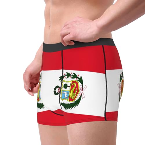 Mens Boxer Briefs Peru Flag Underwear Stylish Comfortable Boxer2