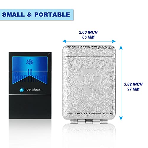 Vintage Metal Cigarette Case 85Mm King Size Peaky Blinders Tobacco Box 16Pcs Capacity Sturdy Open Pocket Holder Protective Security Wallet Shelby Family Retro Birthday Christmas Gifts For Man Women #TOP3