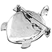 925 Sterling Silver Paua Abalone Shell Sterling Turtle Pendant Brooch, 1 1/2