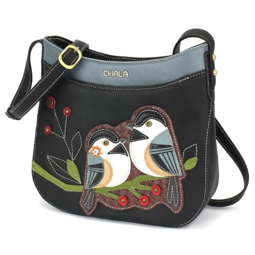 Chala Chickadee Faux Leather Crescent Crossbody Bag2