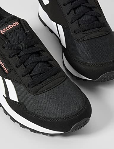 Reebok Rewind Run, Sneaker Donna, Core Black White Blush Metal, 39 EU