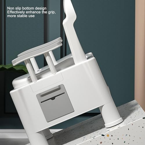 Toilette mobile de chevet réglable : la solution aux déplacements difficiles des seniors - 7