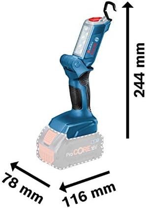 Bosch Professional 18V System GLI 18V-300 cordless LED light (max. brightness level of 300 lumens, excluding rechargeable batteries and charger, in cardboard box)