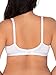 Fruit of the Loom Women's Cotton Stretch Extreme Comfort Bra, Black HUE/Sand/White 86CK, 36C, 1 Count (Pack of 3)