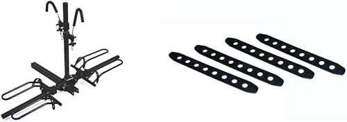 Miniatura 8 de MaxxHaul 50027 - Soporte de enganche para bicicleta, estilo plataforma de 2 bicicletas para coches, camiones, SUV, minivans con apriete de enganche