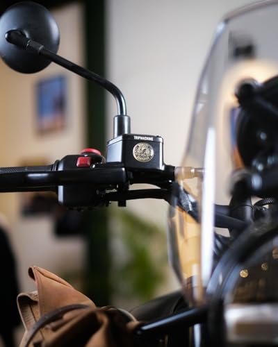 Image of Oil Cap Compatible with Royal Enfield Motorcycles - Cafe Twin x Trip Machine (Front Break Oil Cap (Himalayan 450, Guerrilla & KTM))