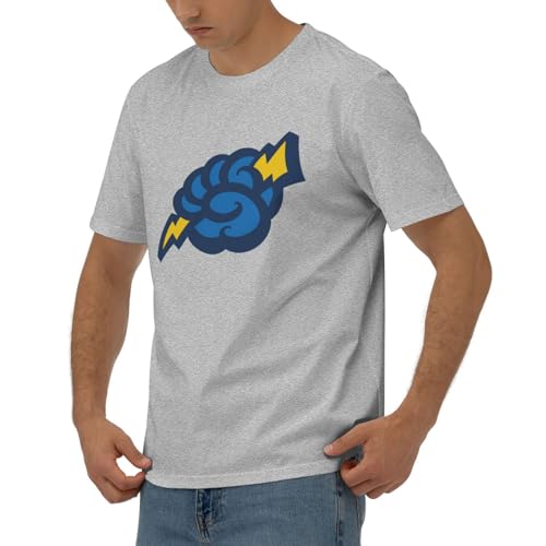 Trenton Thunder T-Shirt Men's Classic Basic Homecoming Basic Spring Short Sleeve Tops-4