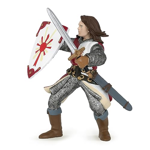 Papo - 39282 - Figurine - Lancelot Rouge Multicolore