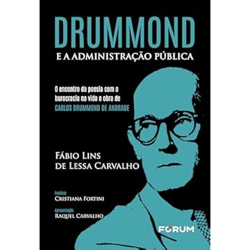 Capa do livro Drummond e a Administração Pública: o encontro da poesia com a burocracia na vida e obra de Carlos Drummond de Andrade