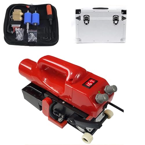 WHYYDSS Geomembrane Welding Machine, Film Welding Machine with Digital Display, Geomembrane Climbing Welding Machine, HDPE Hot Wedge Welder,110V