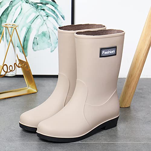Bottes imperméables larges mollets avec semelle crantée antidérapante - 2