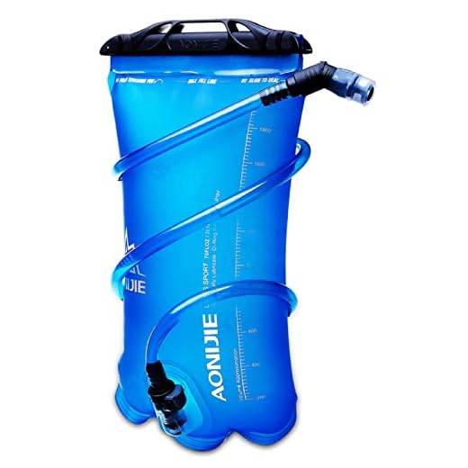 TRIWONDER Soft Flask TPU Botella de Hidratación Plegable Sin Fugas Bolsa para Mochila de Hidratación Cinturón Correr Ciclismo Maratón Senderismo (2L - TPU - con Tubo de 105cm)