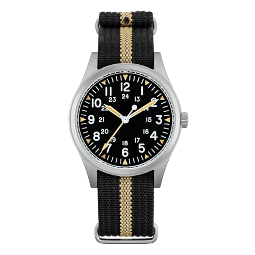 Image of TACTICAL FROG Militado ML07 36mm Field Watch, Japan VH31 Sweep Seconds or 2035 Movt, Men's Military Watch 10 ATM Waterproof Analog Watches for Men and Women Unisex Wristwatch
