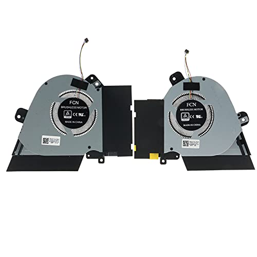 Replacement CPU & GPU VGA Cooling Fan for ASUS GU502GU GU502GV GU502GW GX502LWS GX502LXS 13NR0240T01211 13NR02U0T02011 13NR0240T02111 13NR0240T02211 13NR02U0T03011 12V 1A
