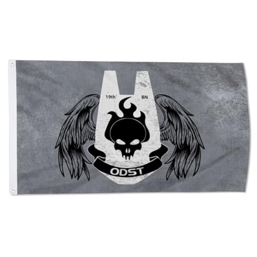 Halo Orbital Drop Shock Troopers flag ODST Flags banner 3x5ft 150D Polyester with Brass Grommets