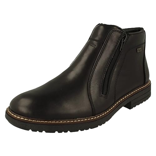 Rieker 33160-00 Black en cuir élégant et finitions haut de gamme