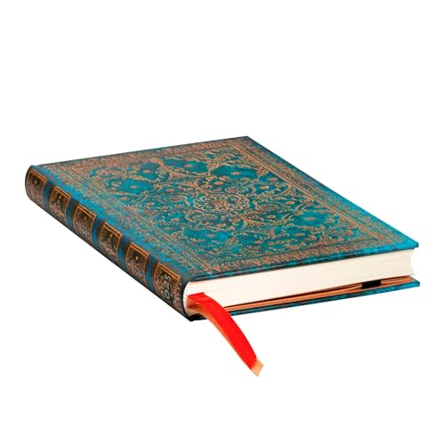 Kalendarz Paperblanks 2025 Safavid Indigo Mini tygodniowy VSO: tydzień na dwóch stronach, zamykany na Magnes, Papier 100 GSM - Image 2