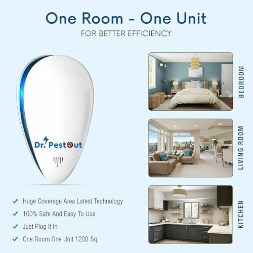 Image of 2025 Ultrasonic Electric Pest Repellent Machine to Repel Lizard,Rat,Cockroach,Mosquito,Home Pest &Rodent Repelling Aid for Reject Ants for Reject Insect Mosquito Killer Machine (PacKkkkk OffF-005)