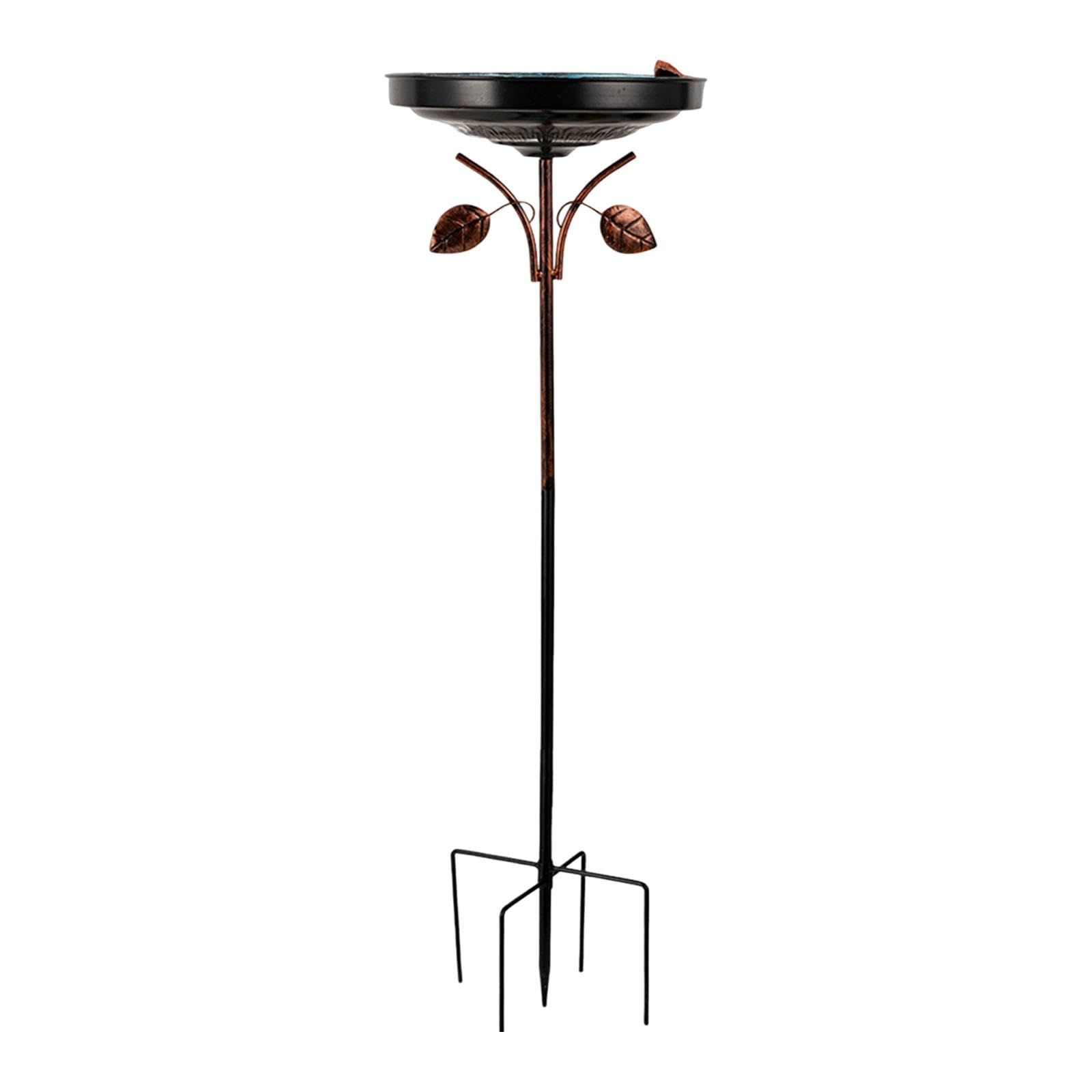 Vaschetta per Uccelli da Giardino, Base a 5 Punte, Multiuso, Design, Accessori da Giardino, Mangiatoia per Uccelli da Esterno,