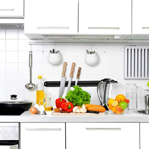 Image of 33cm (2 Pcs) Magnetic Knife Bar, Storage Strip, Kitchen Holder, Rack Strip Patti 13 Inch (Black)