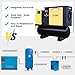 HPDMC PACK7-TA 7.5KW 10HP Rotary Screw Air Compressor 230V/3Ph 35CFM 125psi with 80Gal ASME Tand & Air Dryer Heavy Duty Air Compressed System All in One