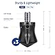 NEEWER Gummifüße Stativspike, 3 PCS rutschfeste Stativfüße für unebenen Boden, 3/8“ Ersatzspike Kompatibel mit Andoer Gitzo Benro Induro Kingjoy Weifeng Stativ Einbeinstativ, HW-21