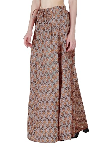 Image of Sttoffa Cotton Printed Women Wear Maxi Long Skirt 40 inch inch Full Length