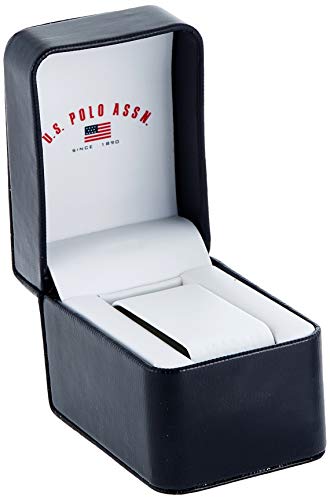 Accutime U.S. Polo Assn. Sport Men's Quartz Metal and Rubber Casual Watch, Color:White (Model: US9556) - Image 6