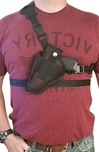 Silverhorse Holsters Chest/Shoulder Gun Holster | Fits Glock 26 27 29 30 33 36 39 with a 3" - 3.9" Barrel & Other Similar Sized Guns