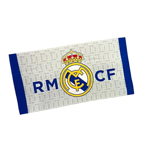 JYC CREATIVE Toalla Regalos Fútbol R. Madrid, Productos Exclusivos para Fans del Madrid, Regalos Ideales para Aficionados del Fútbol, Accesorios, (Model 8)