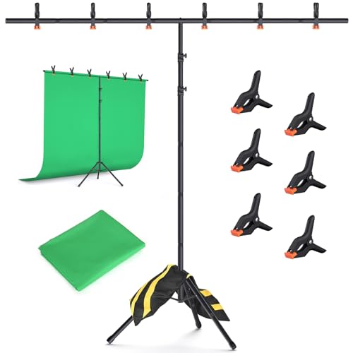 Forlogic 8x7.2 ft Green Screen Kit