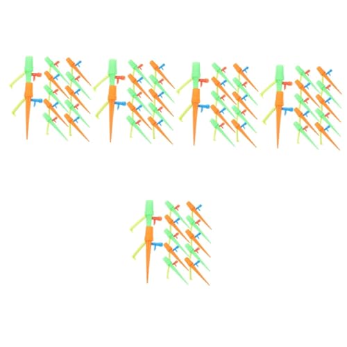 BESPORTBLE 5 Juegos Pistón Tierra Al Aire Libre Cuerpo Mes Regador Automatico Plantas Gotero Automático Para Plantas Punta De Riego Del Árbol Espigas De Jardín El Plastico Colorful 12 Uds * 5
