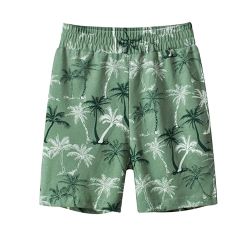 Image of Frogwill Toddler Boys Summer Clothes Hawaiian Jungle Animal Cotton T-Shirt and Poplin Short Outfit Set