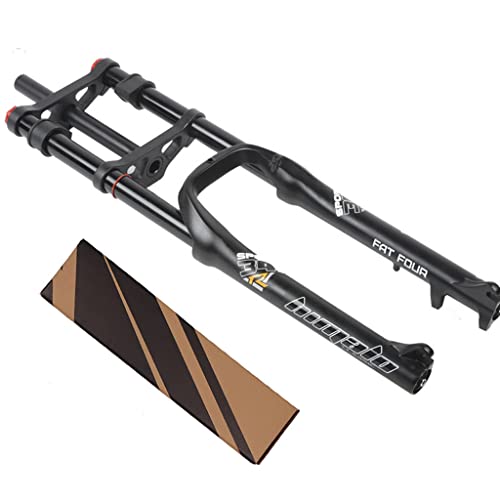 SXSHEYS Bicicleta 26 Pulgadas, Llantas Anchas 4.0, Horquilla Recta para Descenso, montaña, Frenos de Disco de 1-1/8', suspensión neumática, 170 mm de Recorrido, Ideal para Nieve y Playa. Peso: 285