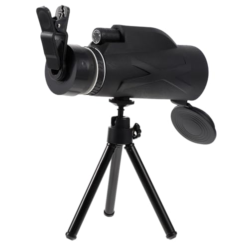 Happyyami High Resolution 80x100mm Night Vision Telescope Monoculars for Adults Phone Clamp for Sailing Hunting