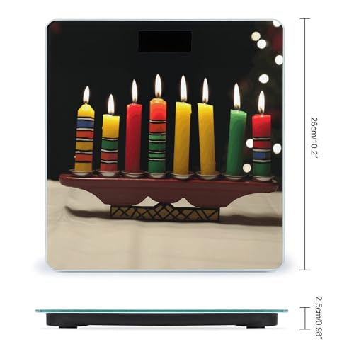 Balanza Digital para Baño Kwanzaa Candles 180 kg miniatura 2