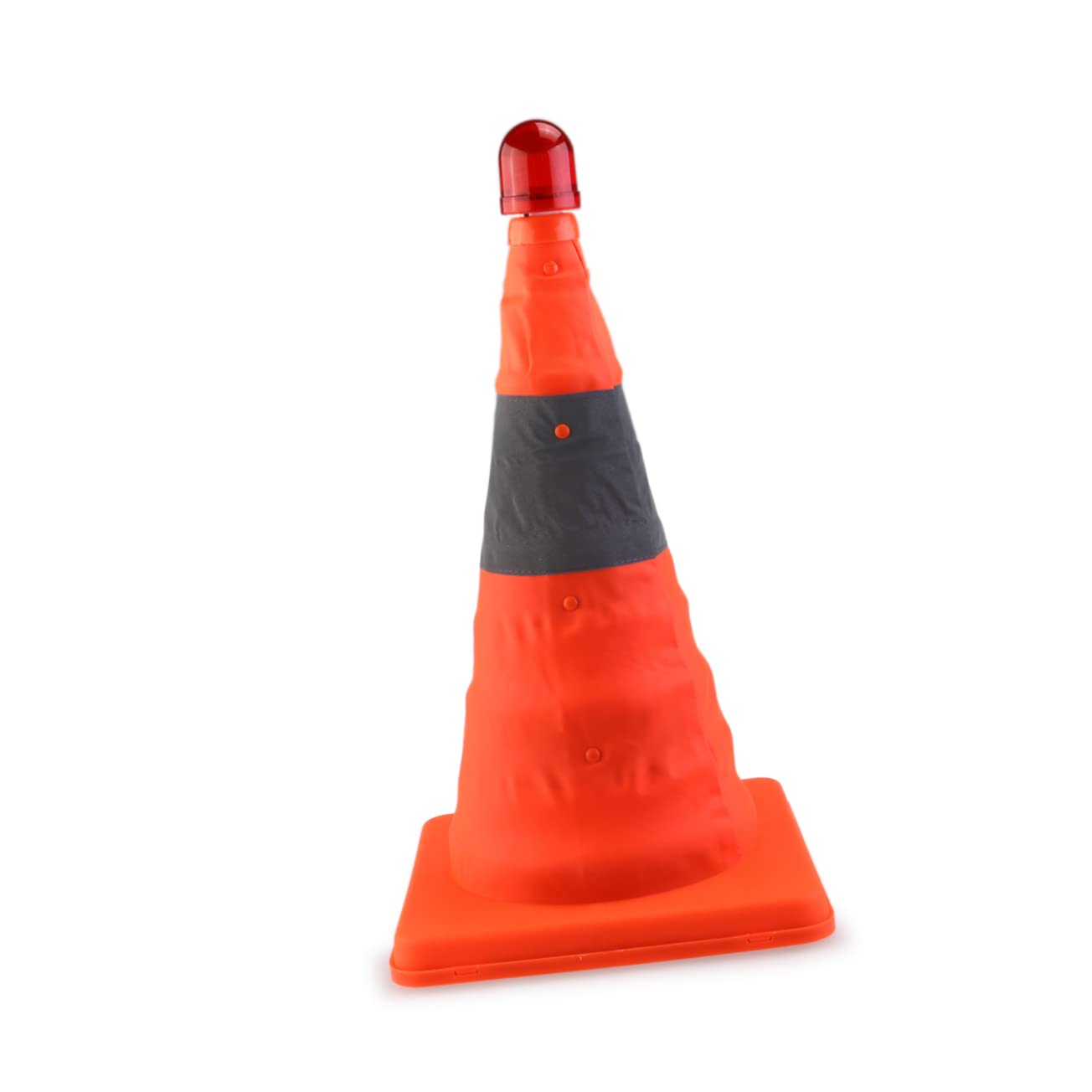 FUNOMOCYA Collapsible Led Road Cone Oxford Fabric 45cm Height High Visibility for Highway Safety
