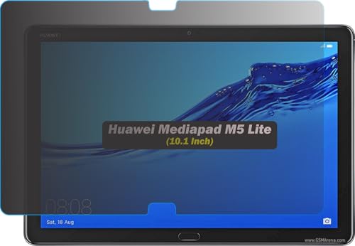 Image of Privacy Anti Peep Matte Screen Guard Compatible With Huawei Mediapad M5 Lite 10.1 Inch Tablet Anti Spy Blue Light Block Screenguard Not a Tempered Glass Screen Protector