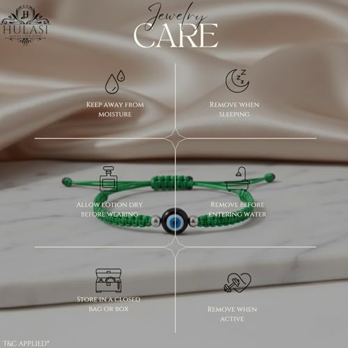 Image of 925 Sterling Silver Evil Eye Bracelet for Men and Women - Nazariya Ankh wala Pure Chandi Ka Hand Band | Buri Nazar se Protection ke Liye | Najar Battu