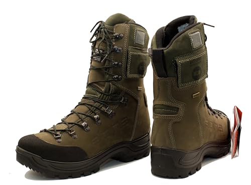 Alpina TRAPPER Men's Premium Mid Calf Boots - Full Leather Waterproof Hunting Shoes with Breathable Sympatex Membrane and Slip Resistant Sole Made in Europe3