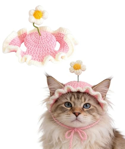 Cat Clothes, Dog Ear Muffs Noise Protection,Cap for Small Pets, Pet Costume for Cats and Dogs, Adjustable Helmet with Ears