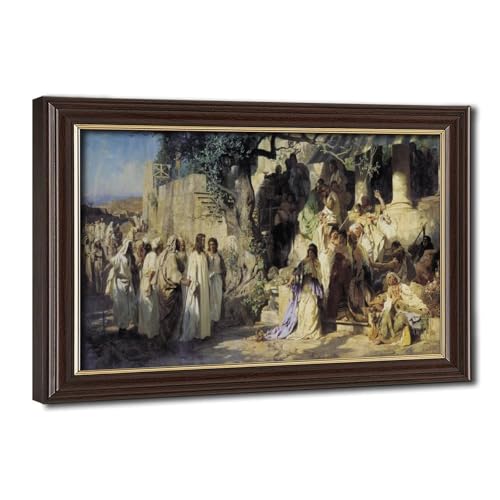 Affiches Christ et pécheur Siemiradzki pour décoration salon