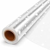 Papier Cristal Polyvalent – Que ce soit pour emballer des paniers cadeaux, des bouquets de fleurs ou des cadeaux de toutes formes et tailles, ce rouleau papier fleuriste de 40 cm x 30 m offre une solution pratique et esthétique pour donner vie à vos créations. Vous avez envie d'offrir des fleurs à vos proches sans les abîmer ? Faites comme de nombreux autres fleuristes et optez pour notre papier transparent emballage pour protéger votre bouquet !